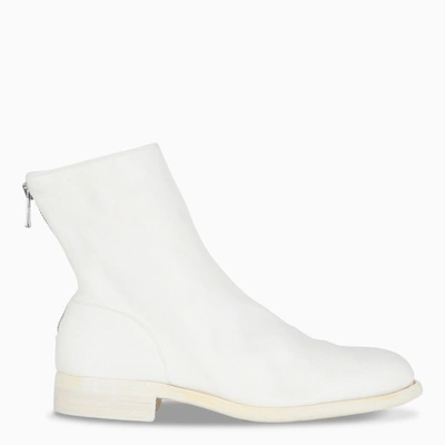 Guidi White Leather Boots