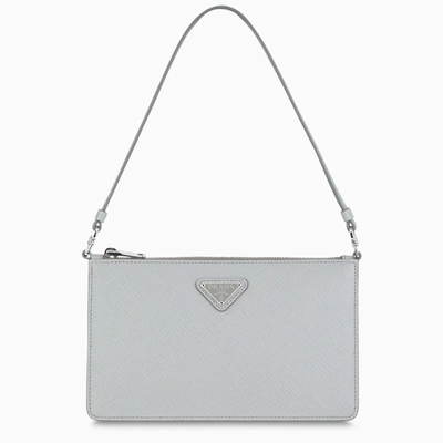 Prada Light Grey Medium Shoulder Bag