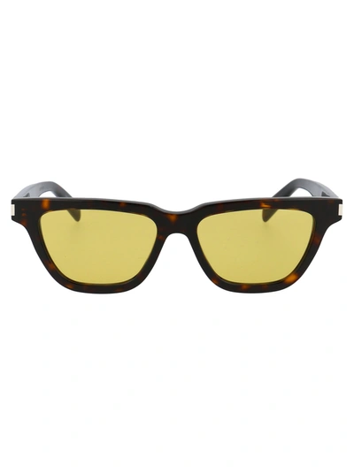 Saint Laurent Sl 462 Sulpice Sunglasses In Brown