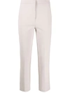 PATRIZIA PEPE STRETCH-FIT CROPPED TROUSERS