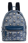 MCM SMALL VINTAGE JACQUARD BACKPACK,MMKBATQ01