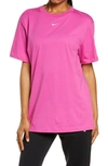 NIKE ESSENTIAL EMBROIDERED SWOOSH COTTON T-SHIRT,DH4255