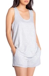 Pj Salvage Scoop Neck Sleep Tank In H Grey