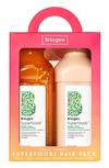 BRIOGEO SUPERFOODS™ MANGO + CHERRY BALANCING SHAMPOO & CONDITIONER SET,KT8482