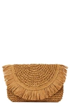 Btb Los Angeles Riley Clutch In Sand