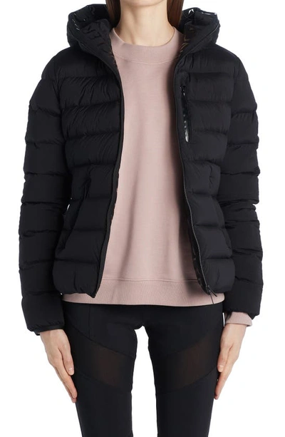 Moncler Herbe Down Puffer Jacket In Black