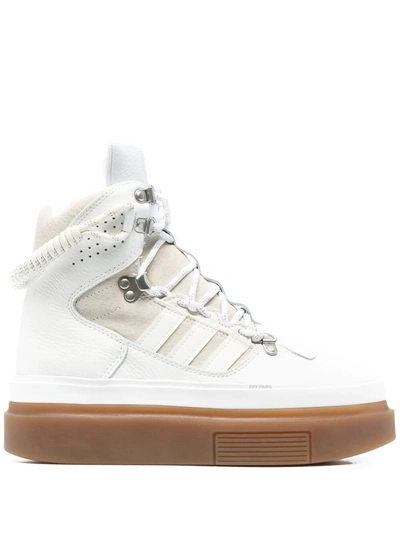 Adidas Originals X Ivy Park Super Sleek Boots In White