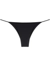 La Reveche Halima Low-rise Bikini Bottoms In Schwarz