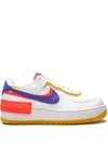 Nike Air Force 1 Shadow Sneakers In Summit White,flash Crimson,dark Sulfur,astronomy Blue