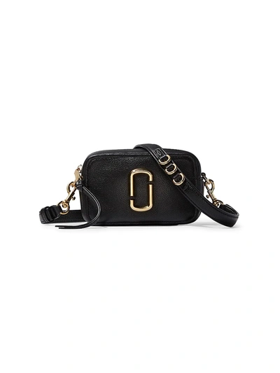 The Marc Jacobs Women's The Softshot Leather Camera Bag In Black