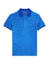 Vilebrequin Terry Polo Shirt In Bleu De Mer