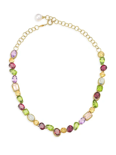 Dolce & Gabbana Women's 18k Yellow Gold & Multi-gemstone Necklace