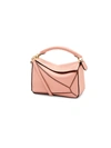 Loewe Mini Puzzle Leather Bag In Blossom