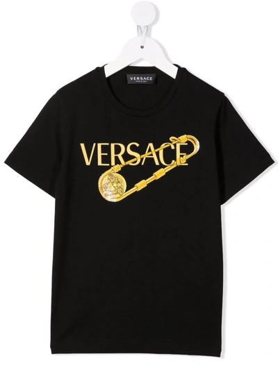 Versace 标贴t恤 In Nero