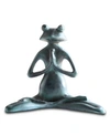 SPI MEDITATING YOGA FROG GARDEN SCULPTURE