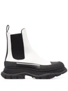 ALEXANDER MCQUEEN TREAD SLICK CHELSEA ANKLE BOOTS