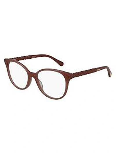 Chloé Cc0002o Eyewear In Orange Orange Transpa