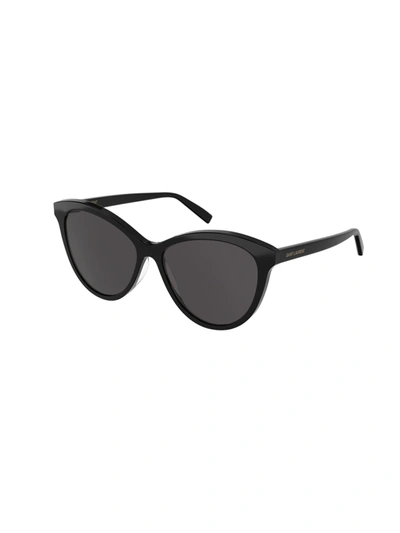 Saint Laurent Sl 456 Sunglasses In Black Black Black
