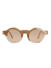 Kuboraum L4 Bm Round-frame Glasses In Nca