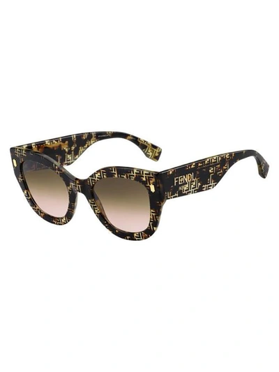 Fendi Ff 0435/s Sunglasses In Vth/ha Hvna Animal