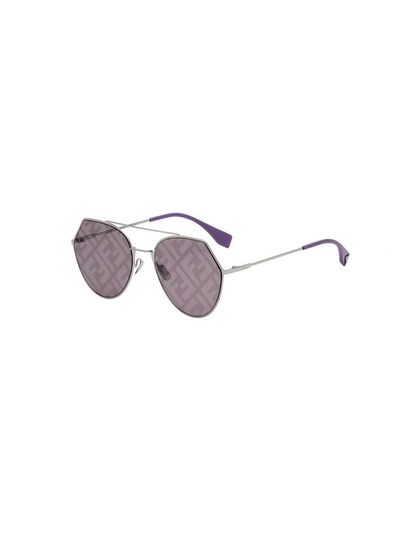 Fendi Ff 0194/s Sunglasses In Gme/bf Palladiuviol