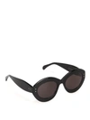 ALAÏA AA0004S SUNGLASSES,AA0004S 005 BLACK BLACK GREY