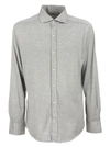 BRUNELLO CUCINELLI SLIM FIT SHIRT IN LIGHT SILK AND COTTON JERSEY WITH FRENCH COLLAR,MTS376686 C571