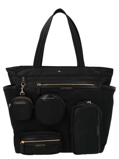 Anya Hindmarch Oversized Tote Bag In Black