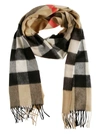 BURBERRY HALF MEGA CHECK CASHMERE SCARF,8018175 A7026