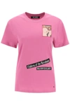 Raf Simons Printed Leisure T-shirt In Violet (purple)