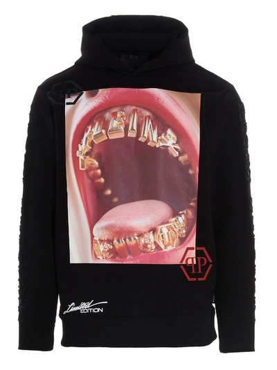 Philipp Plein Pp Universe Capsule Antoni Tudisco Hoodie In Black