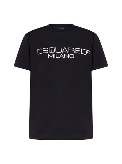 Dsquared2 Relaxed Fit T-shirt In Black