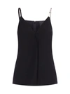 Givenchy Chain-embellished Twill Camisole In Black