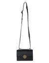 TORY BURCH BLACK MILLER MINIBAG IN GRAINED LEATHER,80532 001
