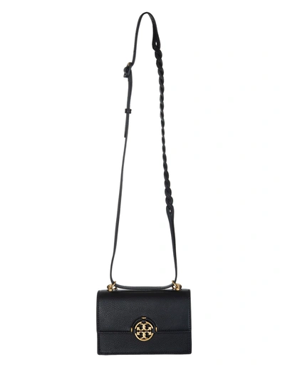 Tory Burch Black Miller Minibag In Grained Leather