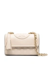 Tory Burch New Cream Fleming Convertible Shoulder Bag