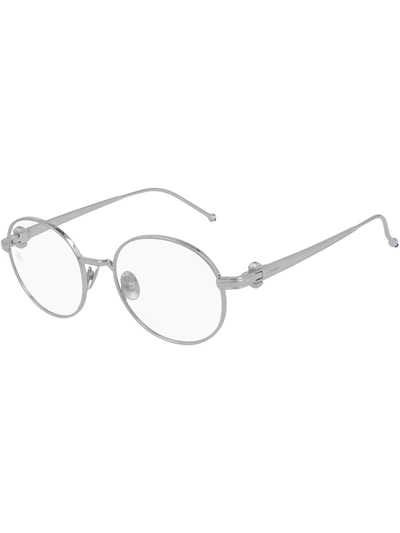 Cartier Ct0293o Eyewear In Silver Silver Transpa