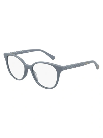 Chloé Cc0003o Eyewear In Light Blue Light Blue