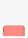 Kate Spade Margaux Double-zip Mini Crossbody In Peach Melba