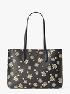 KATE SPADE ALL DAY DAISY DOTS LARGE TOTE,ONE SIZE
