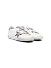 GOLDEN GOOSE OLD SCHOOL TOUCH-STRAP LEATHER SNEAKERS