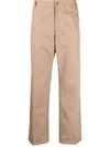 Noon Goons Club Straight-leg Trousers In Nude