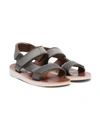 Pèpè Summer Double-strap Sandals In Grey