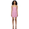 GIVENCHY PINK GUIPURE 4G DRESS