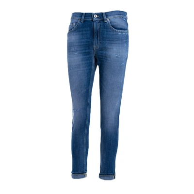 Dondup Womens Blue Cotton Jeans In Denim