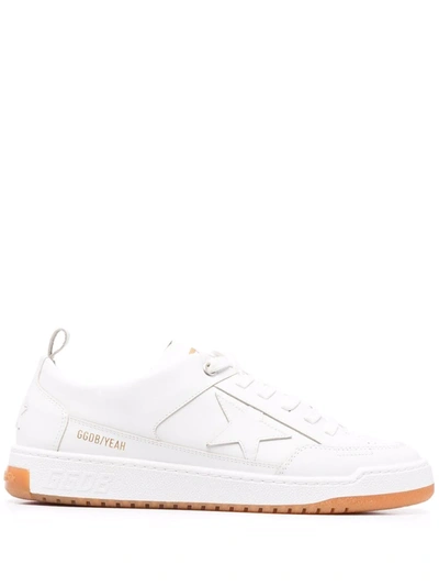 Golden Goose Yeah Sneakers In White Leather
