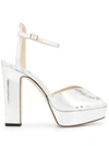 JIMMY CHOO SACARIA 120MM PLATFORM SANDALS