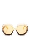 Gucci Ombré-effect Oversized-frame Sunglasses In Multi