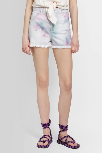 Isabel Marant Étoile Denim Shorts In Multicolor