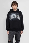 Doublet Black 'not Christmas' Embroidery Hoodie In Black